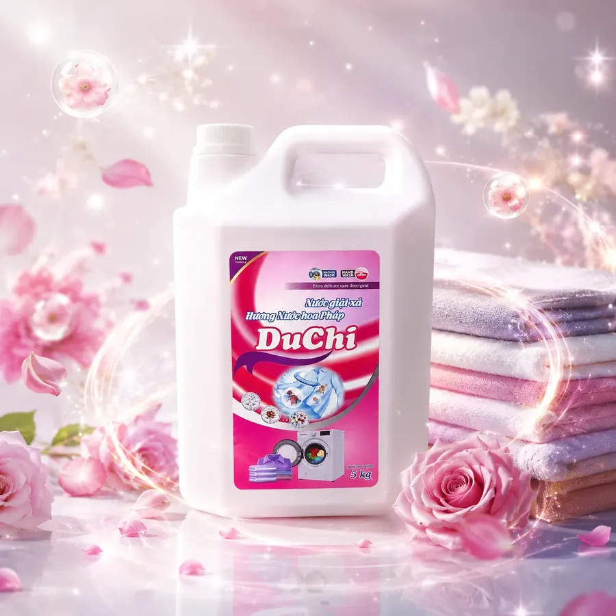 Nước giặt xả Duchi Hồng 5kg