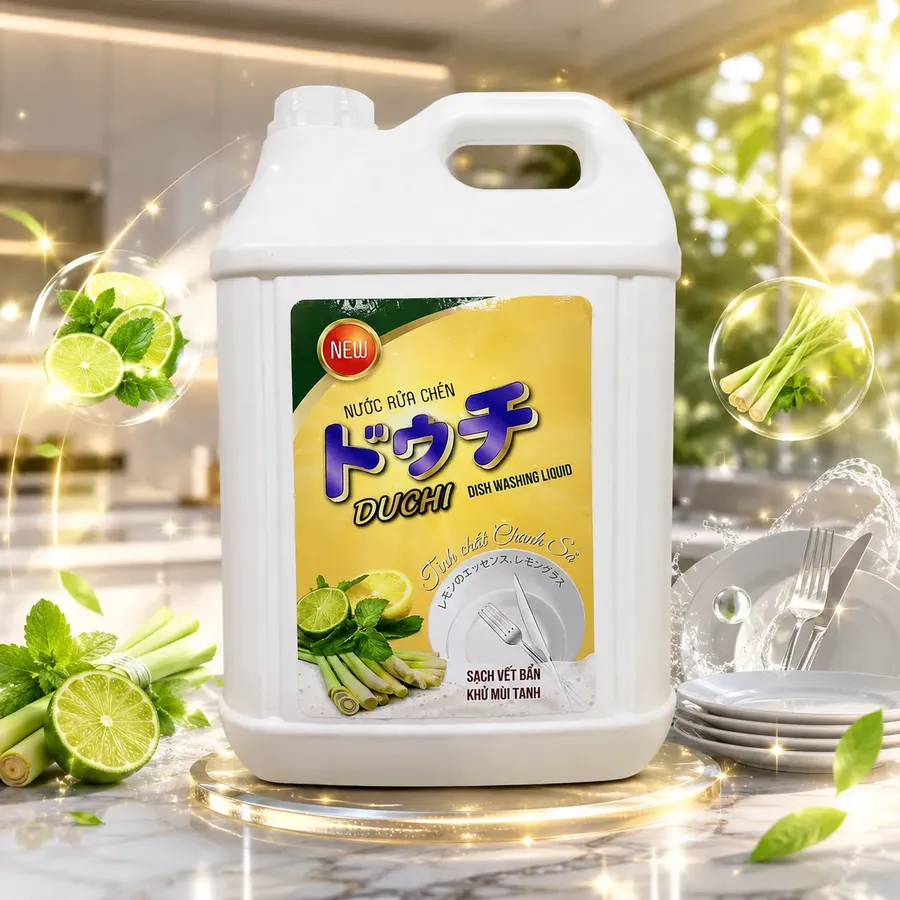 Nước rửa bát Duchi Chanh Sả 10kg