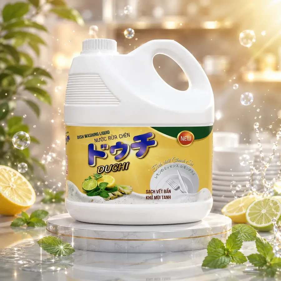 Nước rửa bát Duchi Chanh Sả 3,6kg