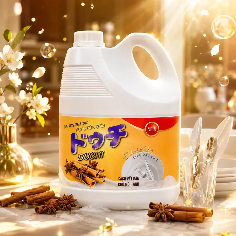 Nước rửa bát Duchi Quế 3,6kg