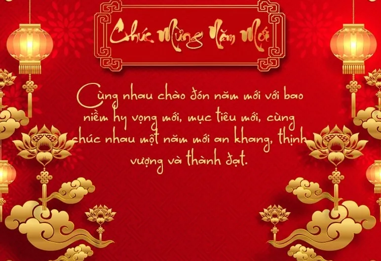 Tổng hợp lời chúc Tết Giao thừa tiếng Anh