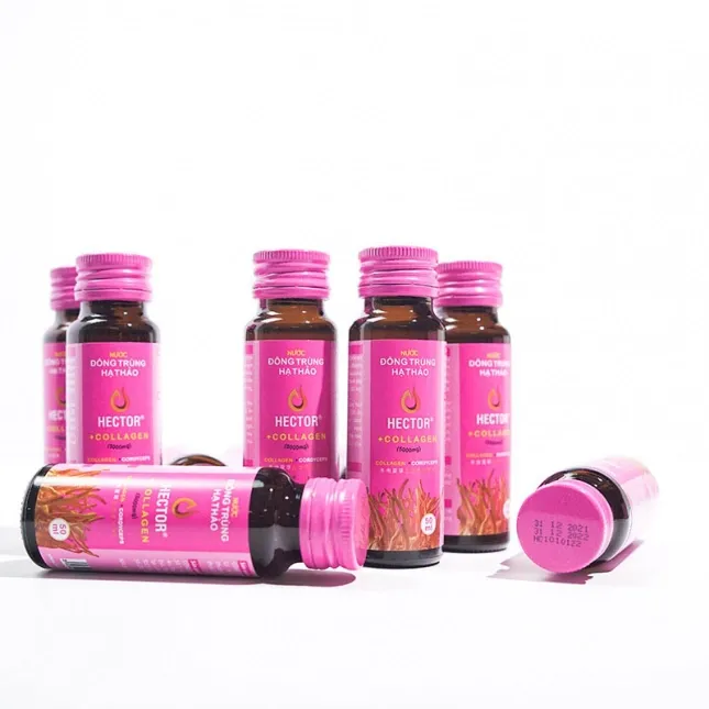 Hector Collagen đông trùng hạ thảo – Hộp 10 chai x 50ml