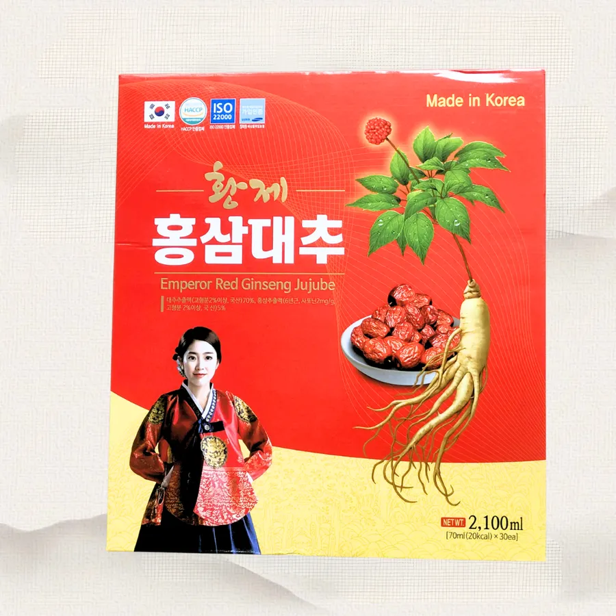 Hồng Sâm Táo Đỏ Hàn Quốc – Hộp 30 gói