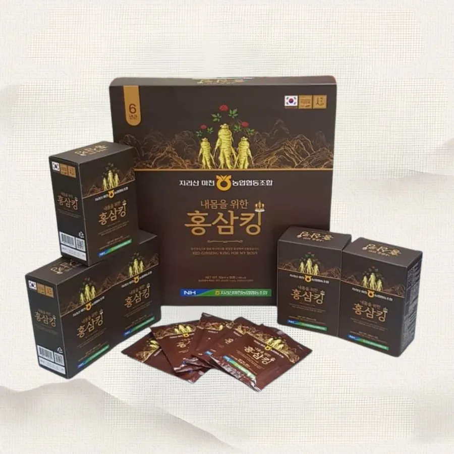Nước hồng sâm Red Ginseng King Of My Body – Hộp 30 gói