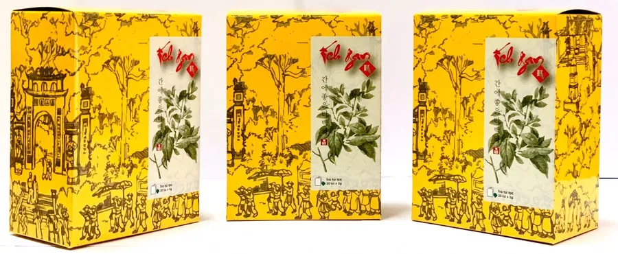 Trà ích gan Hv giúp giải độc, giải rượu hộp 20 túi lọc
