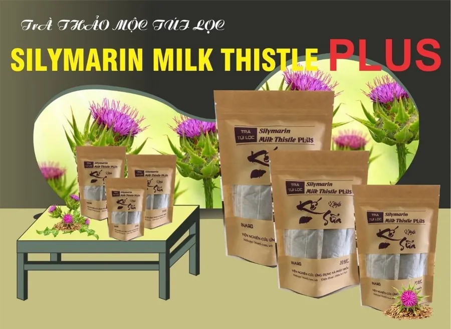 Trà sữa kế SILYMARIN MILK THISTLE PLUS – Giải độc gan 30 túi