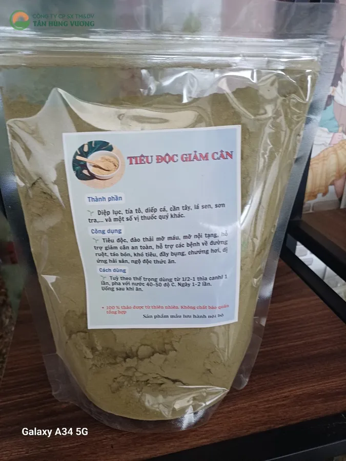 Tiêu độc giảm cân an toàn