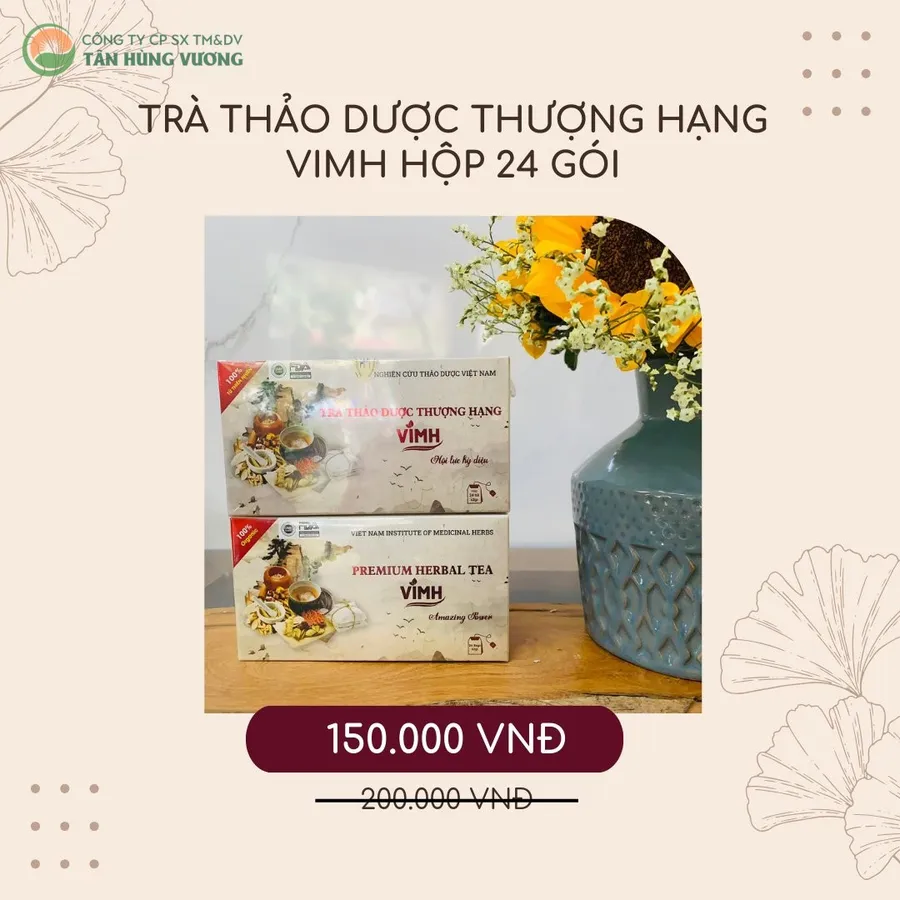 Trà Thảo Dược Thượng Hạng VIMH – 24 Túi Lọc