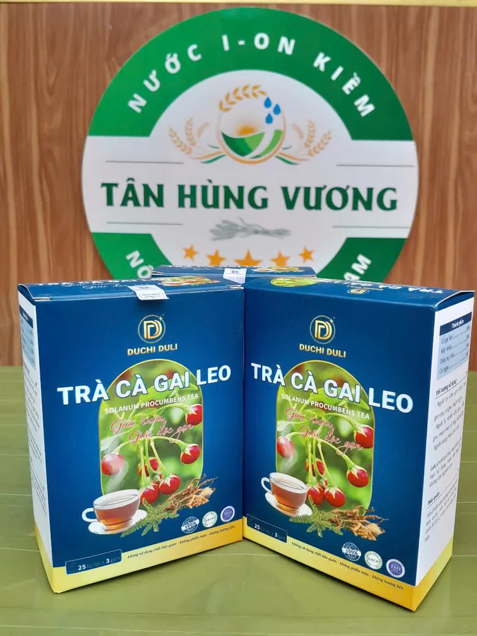 Trà Cà Gai Leo –  25 gói x 3g Giúp Giải Độc Gan, Giải Rượu Hiệu Quả